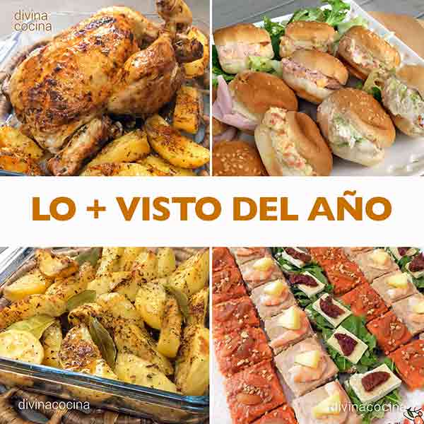 Las recetas más visitadas del año