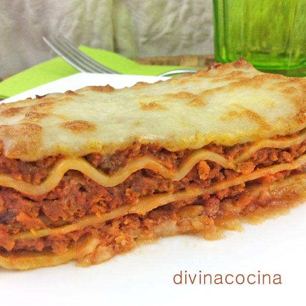 Lasaña (varias recetas)