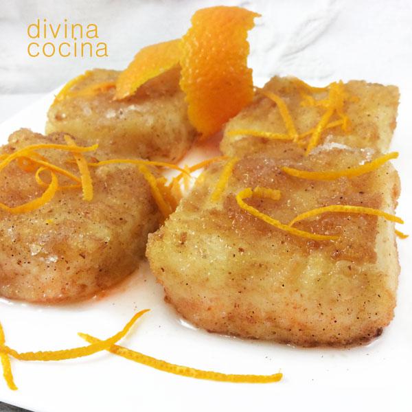 leche frita de naranja leche frita de naranja