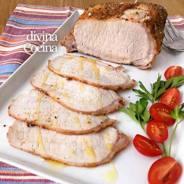 Lomo de cerdo a la sal