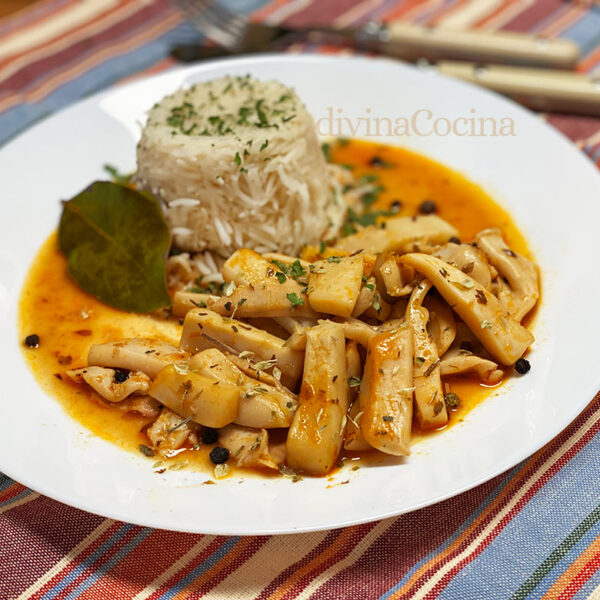 Los chocos en adobo de Aurora Ruz