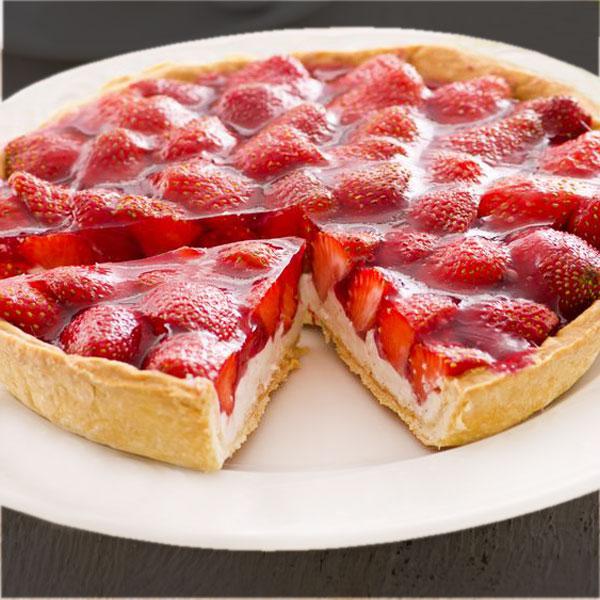 VER RECETA tarta-de-yogur-con-fresas