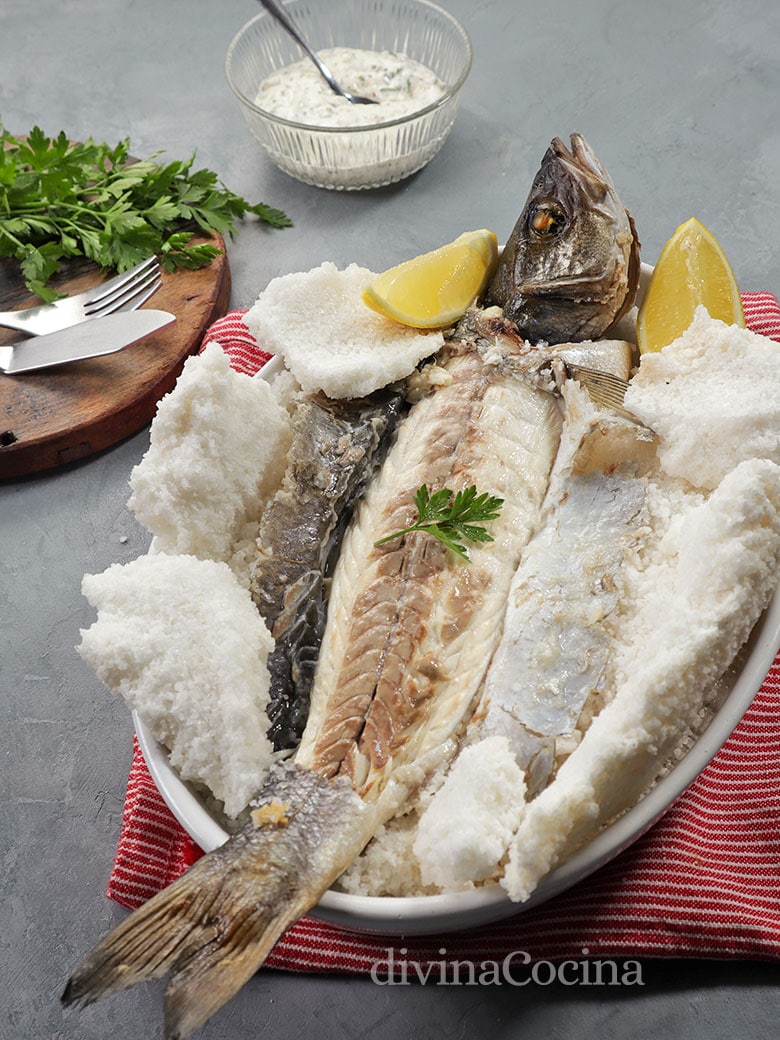 lubina a la sal lubina a la sal
