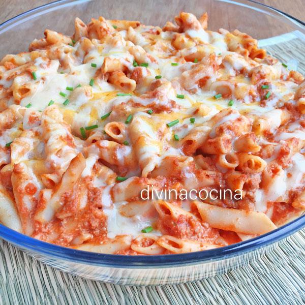 Macarrones boloñesa