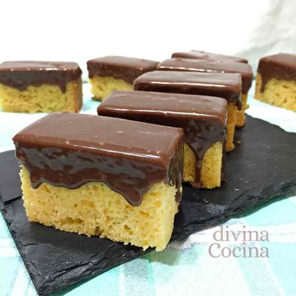 Magdalenas a la antigua con chocolate