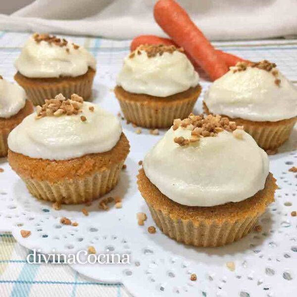 Magdalenas de zanahoria