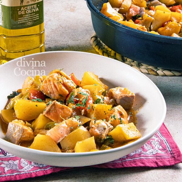 Marmitako de salmón