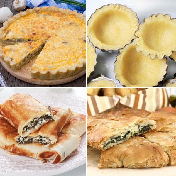 Masas de cocina, diferencias y usos