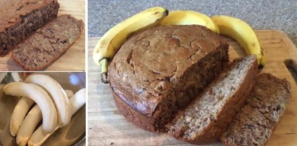 Me Quedo Mega Delicioso lo PAN DE PLATANO el Banana Cake o BANANA BREAD, es fácil y rápido de preparar…