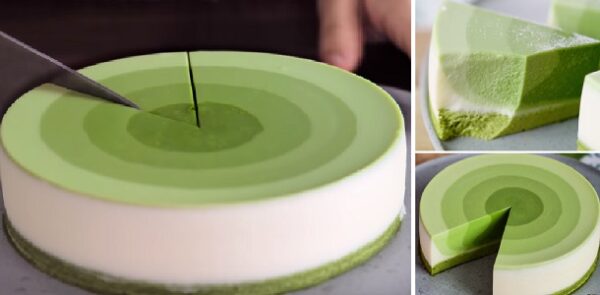 Me Súper Encantó la Tarta Matcha ” Té Verde Mousse Perfecta ” By 曼食慢语 Amanda Tastes, Si te gusta dinos HOLA y dale a Me Gusta MIREN …