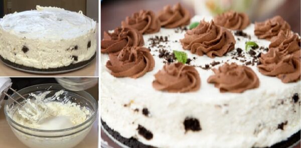 Me encantó y lo mejor sin horno de seguro la voy hacer, la mejor TARTA OREO CHEESECAKE de Menta sin Horno con Frosting de Trufa del mundo! Si te gusta dinos HOLA y dale a Me Gusta MIREN…