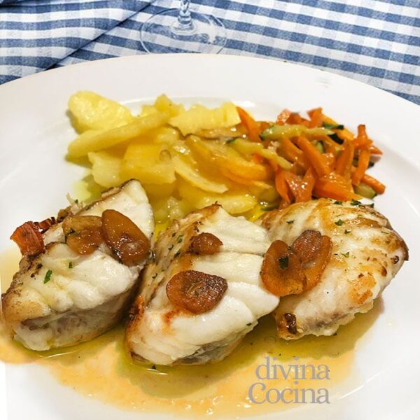 Medallones de Rape a la Bilbaína