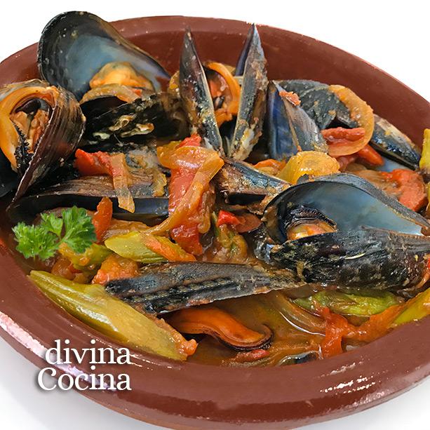 mejillones-con-verduritas mejillones al vapor con verduritas