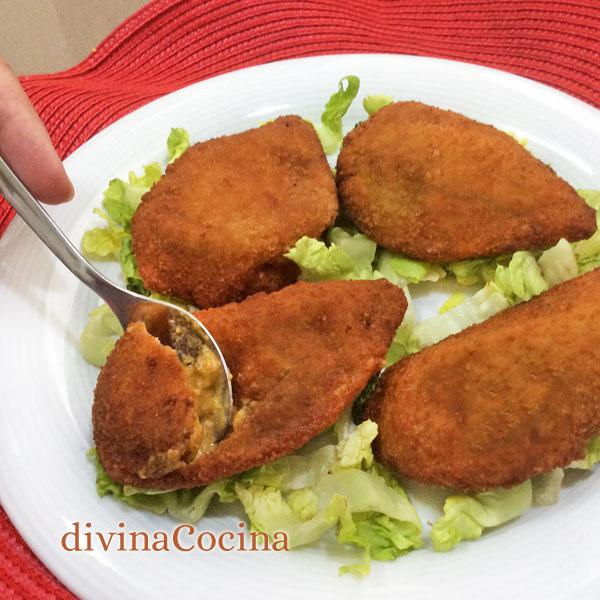 Mejillones con bechamel (tigres)