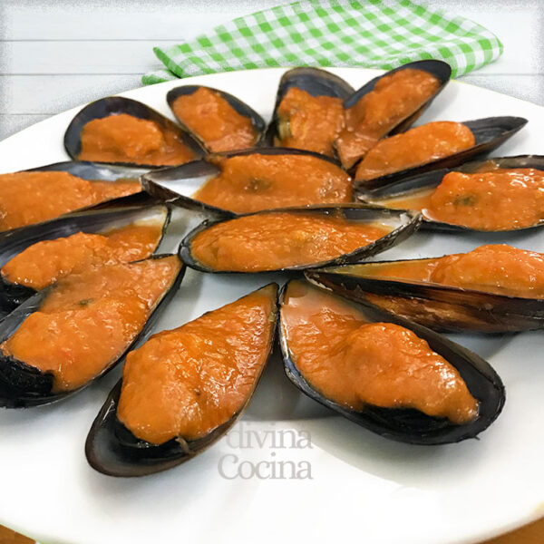 Mejillones con salsa americana