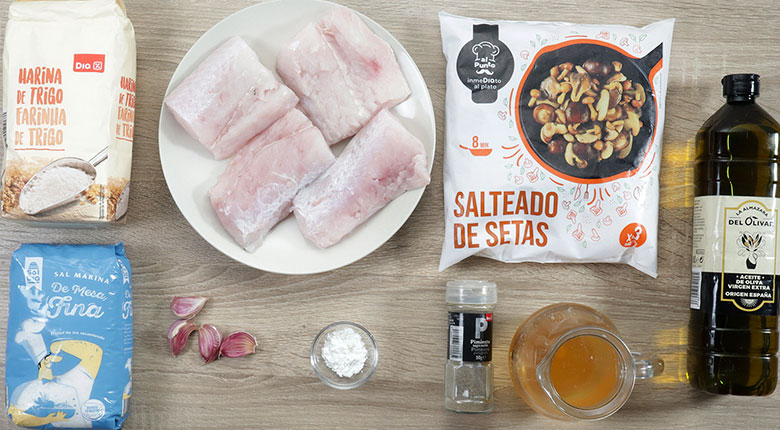 merluza con setas ingredientes merluza con setas ingredientes