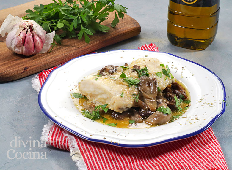 merluza con setas o champinones merluza con setas o champinones