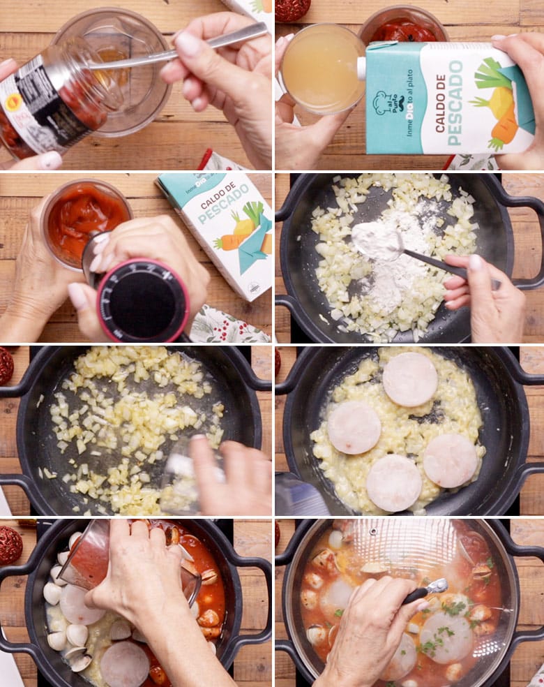 merluza en salsa de piquillos paso a paso merluza en salsa de piquillos paso a paso