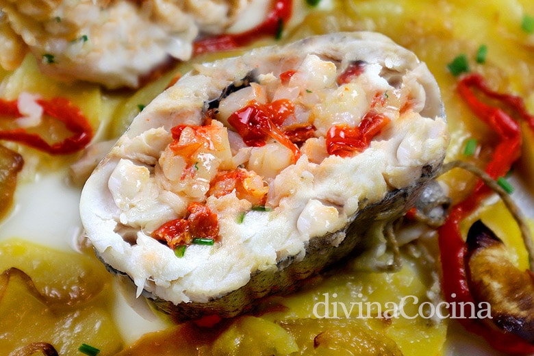 merluza relelna de gambas merluza relelna de gambas