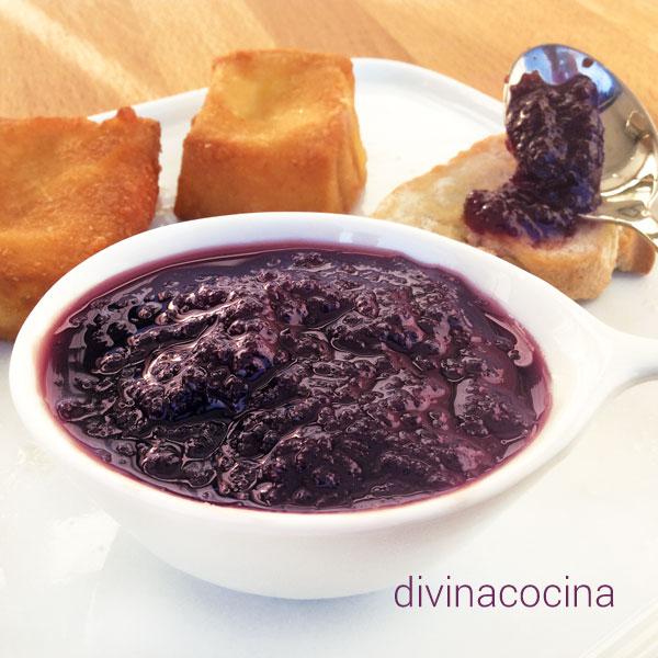 Mermelada de vino tinto y uvas