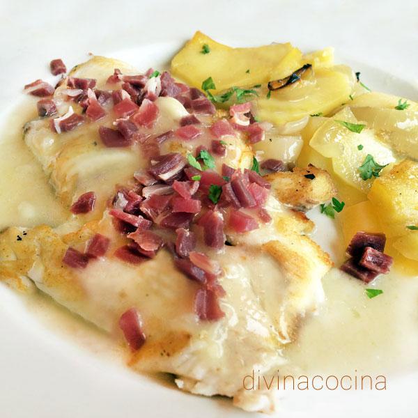 mero encebollado al Jerez mero encebollado al Jerez