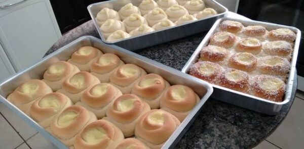 Mi amiga tiene una panadería y me enseñó la receta de OJOS DE SUEGRA DELICIOSA que es el mayor éxito de ventas! ¡Todo el mundo ama, y ​​también amé el sabor y la facilidad de hacer!