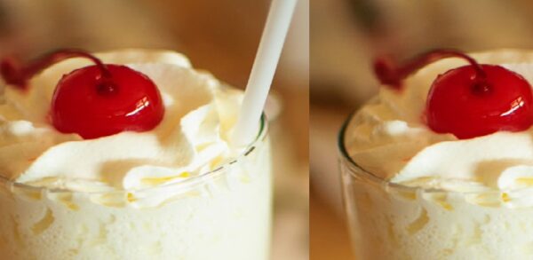 Milk shake de baunilha