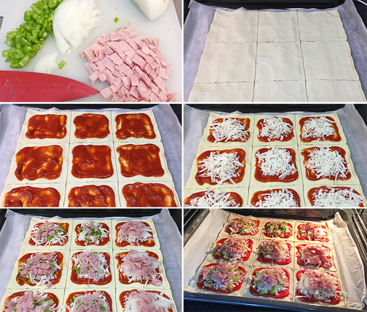 mini pizzas de hojaldre paso a paso mini pizzas de hojaldre paso a paso
