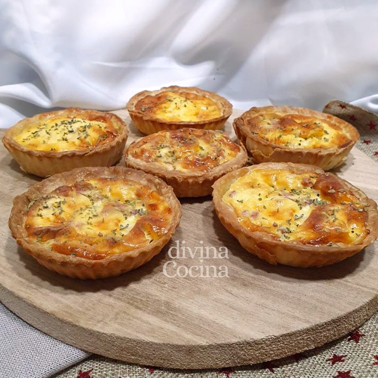 mini quiches variadas