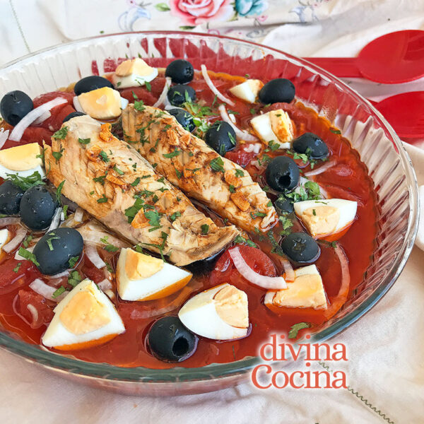 Moje murciano con caballa en conserva