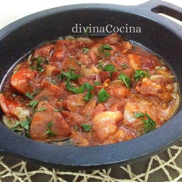 morros de ternera en salsa morros de ternera en salsa