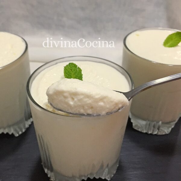 Mousse de leche condensada