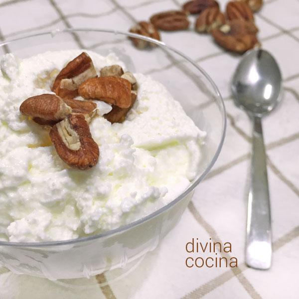 Mousse de queso crema