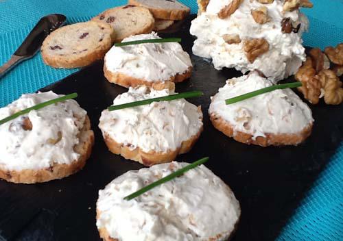 mousse de queso y nueces mousse de queso y nueces