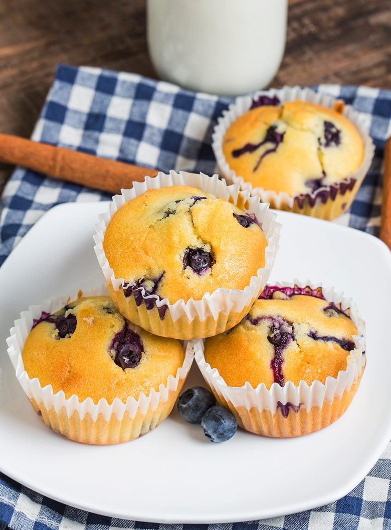 muffins de avena y plátano en freidora de aire