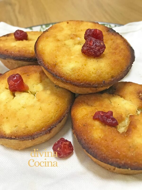 Muffins de queso crema