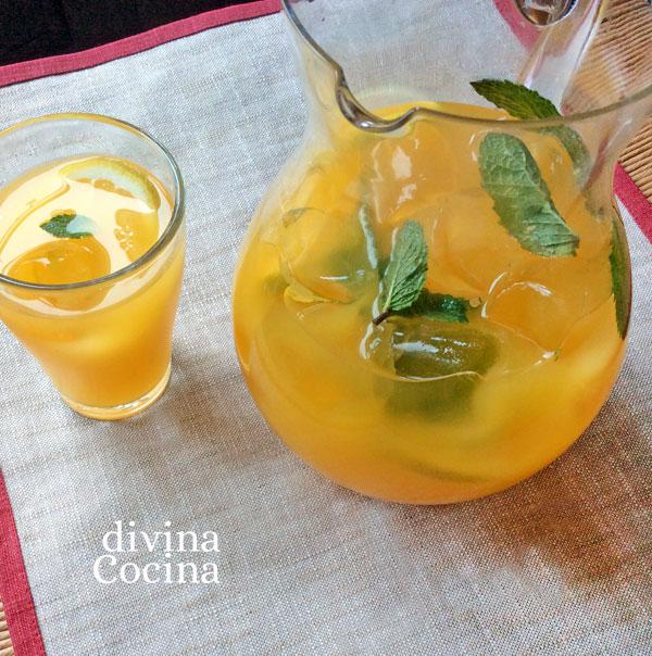 naranjada casera con gas naranjada casera con gas