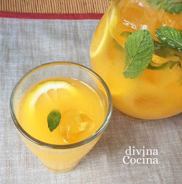 naranjada casera con gas naranjada casera con gas