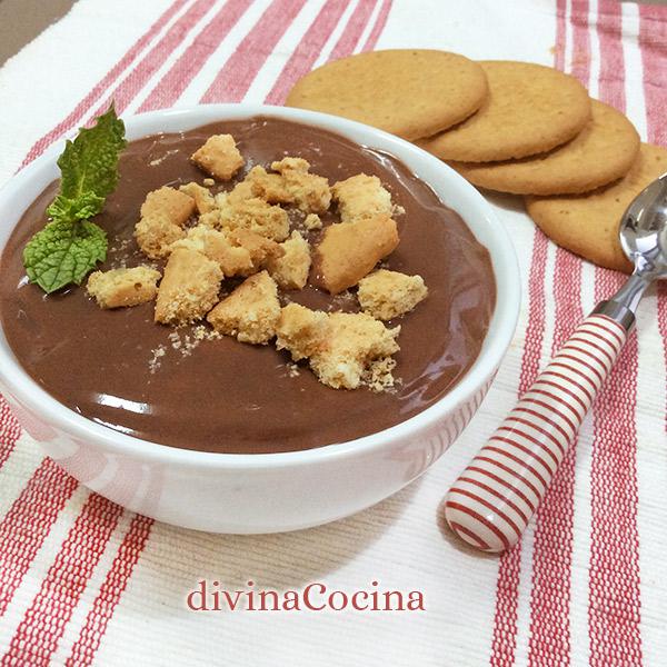 Natillas de chocolate