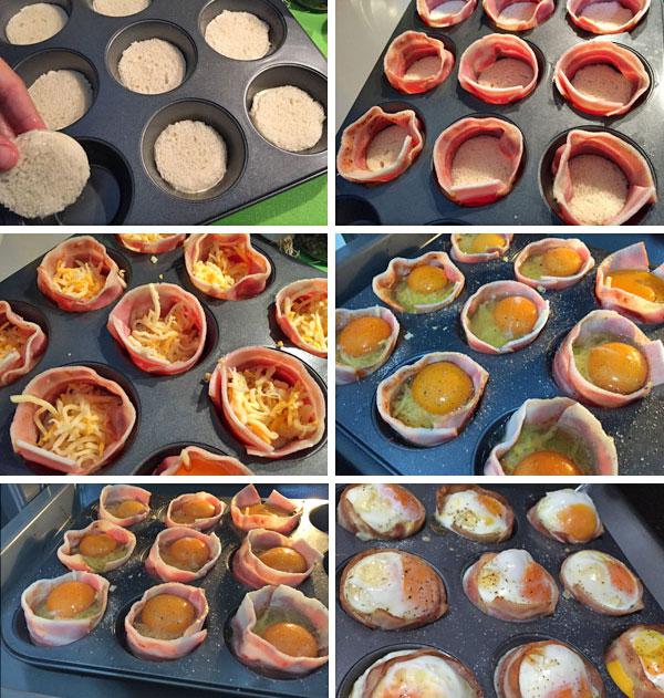 nidos de huevos con bacón y pan de molde paso a paso nidos de huevos con bacón y pan de molde paso a paso