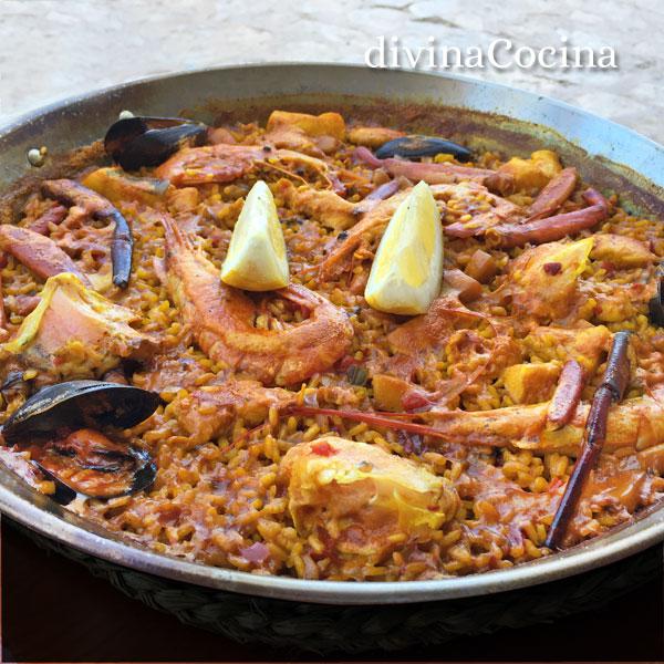 Paella marinera