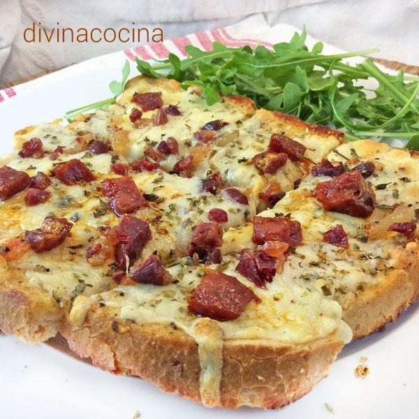 Pan de queso con ibéricos