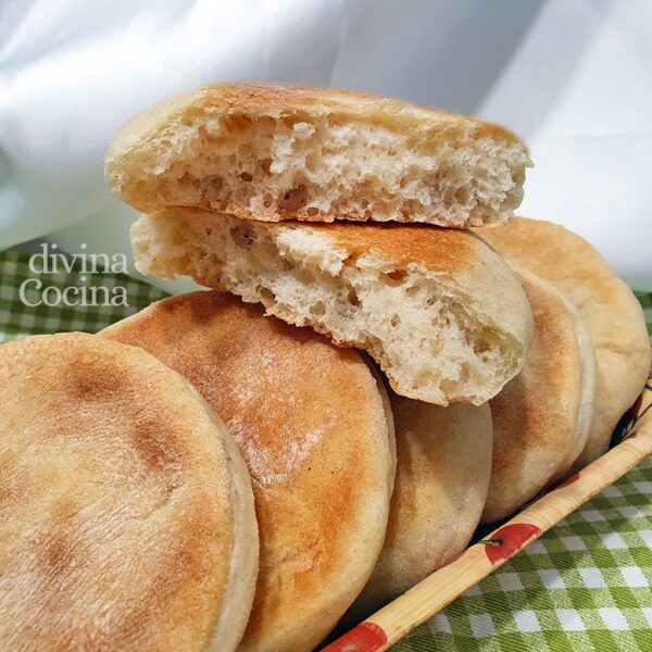 Pan sin horno hecho en sartén