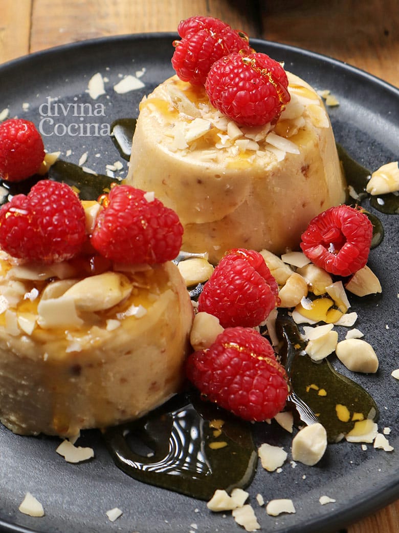 panna cotta de turron panna cotta de turron
