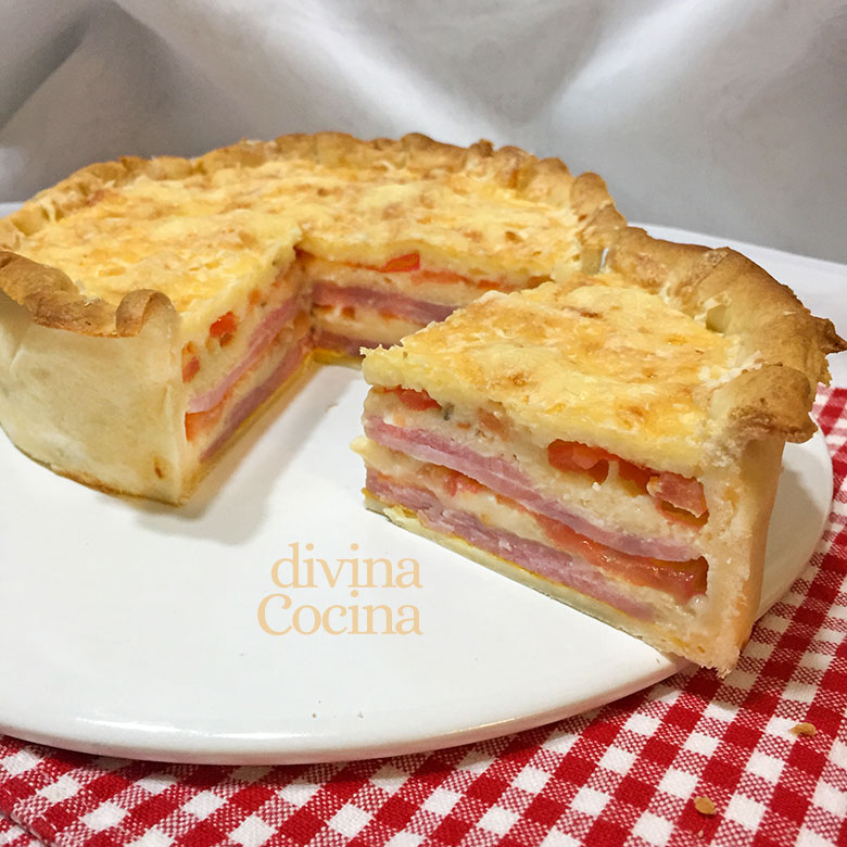 pastel napolitano de jamon queso y tomate pastel napolitano de jamon queso y tomate