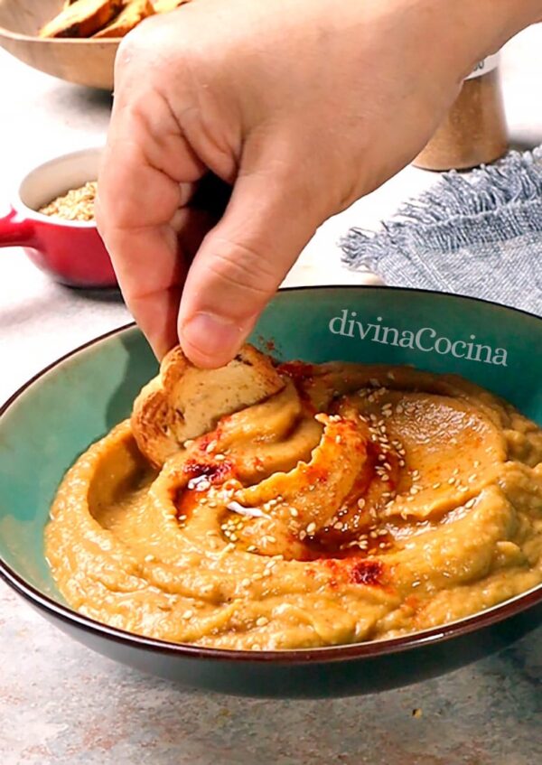 Paté de berenjenas árabe (Mutabal)