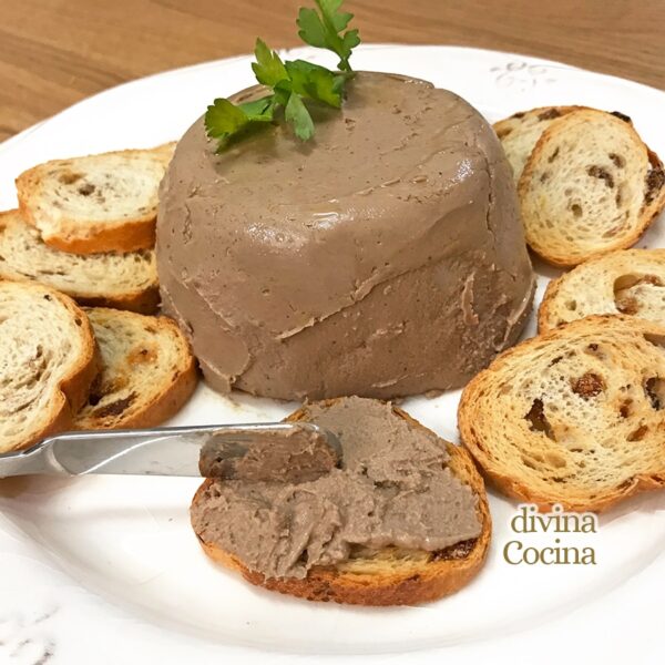 Paté de higaditos de pollo casero