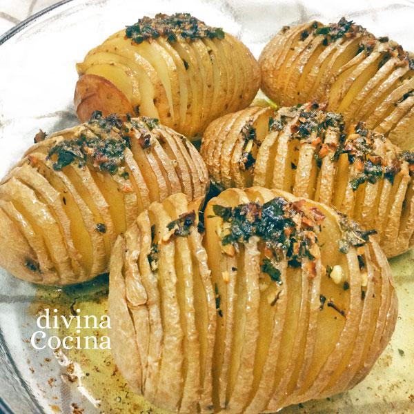 patatas hasselback