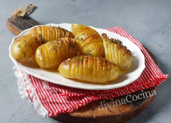 Patatas Hasselback