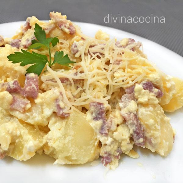 patatas carbonara patatas carbonara